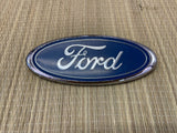 Ford Oval Logo Emblem 5 3/4" long Glue-on with stubs