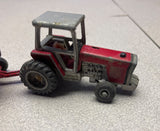 Ertl Massey 2775 1/64 Diecast Tractor Vintage and Ertl Gravity Wagon for restoration