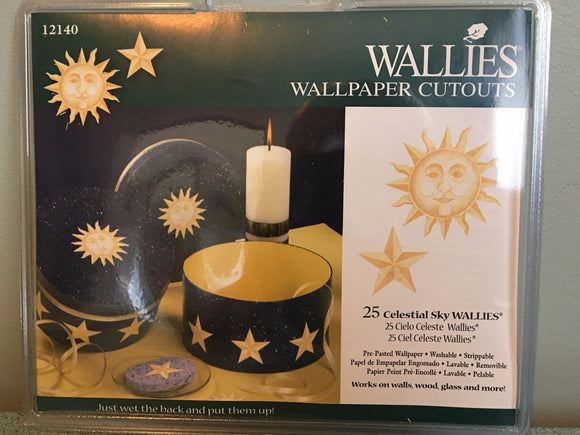 Wallies Wall Paper Cut Outs 25pkg Celestial Sky Wallies 5