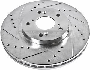 Power Stop JBR923XL Power Stop Extreme Performance Drilled And Slotted Brake Rotors