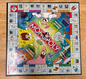 Nickelodeon Sponge Bob Edition Monopoly Game Replacement Board