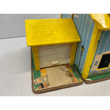 Fisher Price Family Play House #952 1969 Yellow Roof Little People