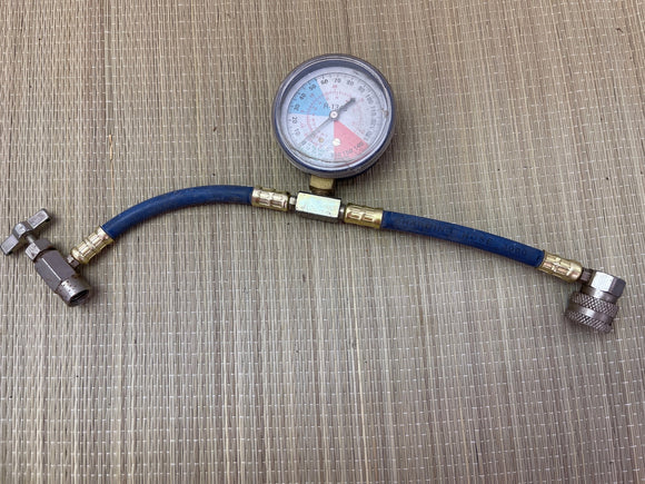 R-134a Air Conditioning Recharge hose and Gauge
