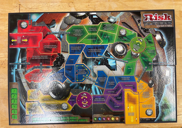 Risk Transformers Board Game 2007 Replacement Piece Playing Board