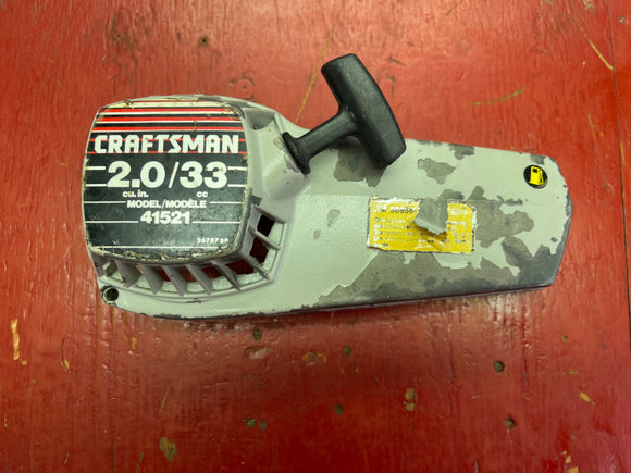 Craftsman Chainsaw 2.0/33cc Model 41521 Part #530011603 Fan Housing Recoil