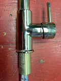 Kitchen Sink Faucet Pull Down Style Polished Brass 16" tall