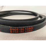 Jason Unimatch B105 5L1080 V-Belt 5/8" wide New