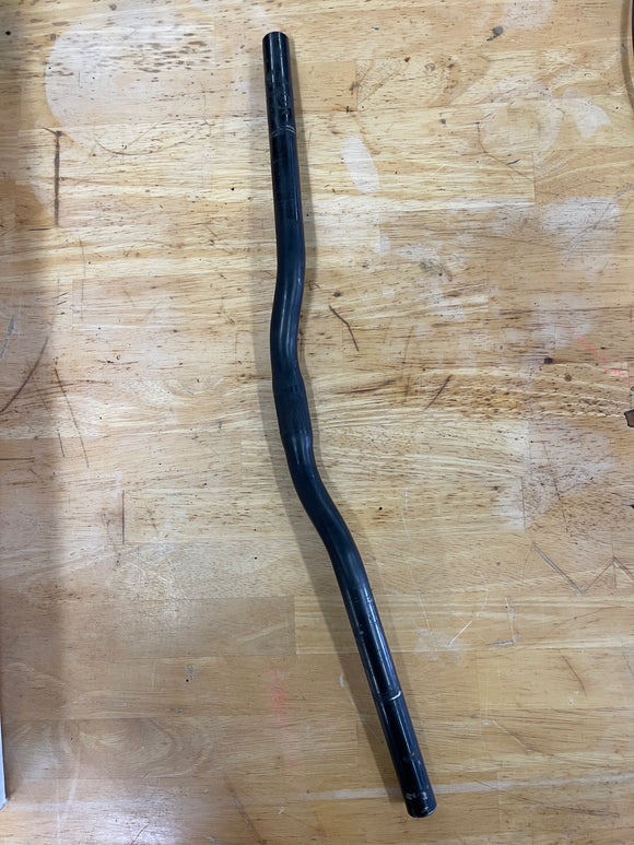 Riser Handle Bar Steel 25.8mm at clamp 22mm handle from a 2014 Trek 320 Mountain Bike